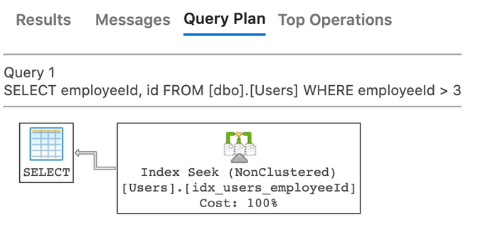 Query execution plan